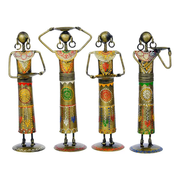 Narega_Lady_Set_of_4_Metal_Showpiece