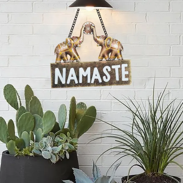 Multicolour_Metal_Namaste_Wall_Hanging
