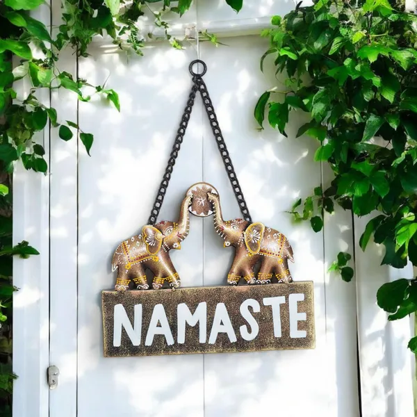 Multicolour_Metal_Namaste_Wall_Hanging