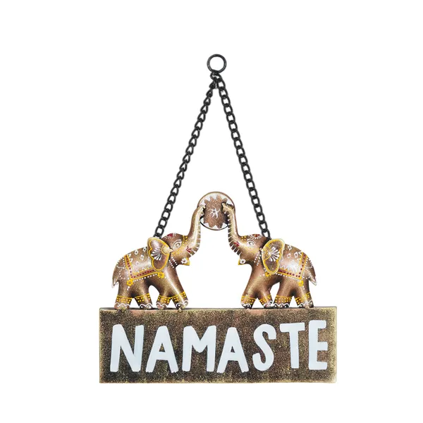 Multicolour_Metal_Namaste_Wall_Hanging