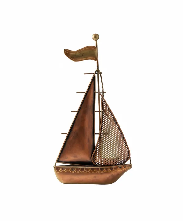 Multicolour_Boat_Showpiece_For_Table_Decor_Cum_T_Light_Holder
