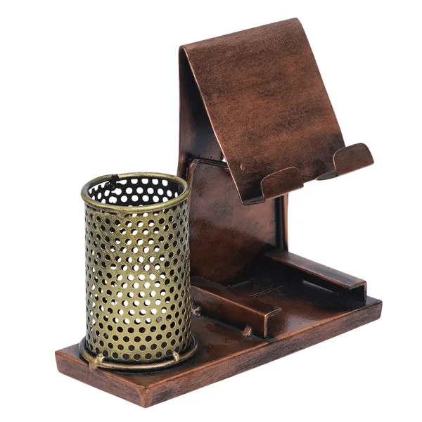 Multicolour_Premium_Quality_Metal_3_In_1_Showpiece_-_Mobile_Holder_|_Pen_Stand_|_Card_Holder