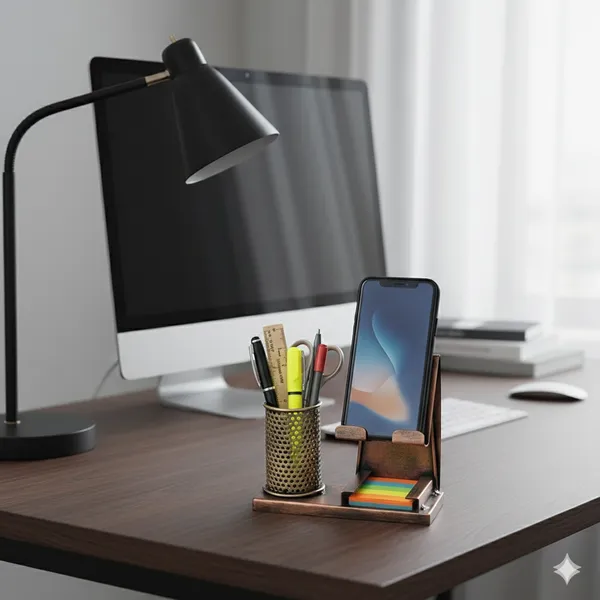 Multicolour_Premium_Quality_Metal_3_In_1_Showpiece_-_Mobile_Holder_|_Pen_Stand_|_Card_Holder