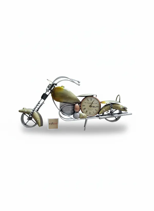 Multicolour_Bullet_Bike_Cycle_Clock_Table_Decor