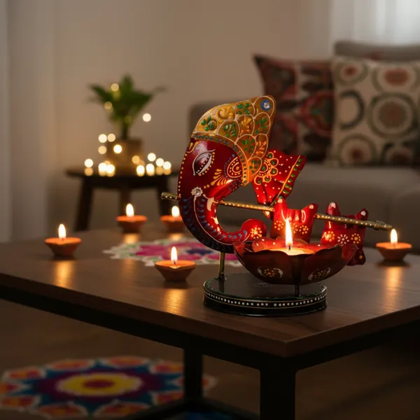 Ganesh_Lotus_Diya_Holder