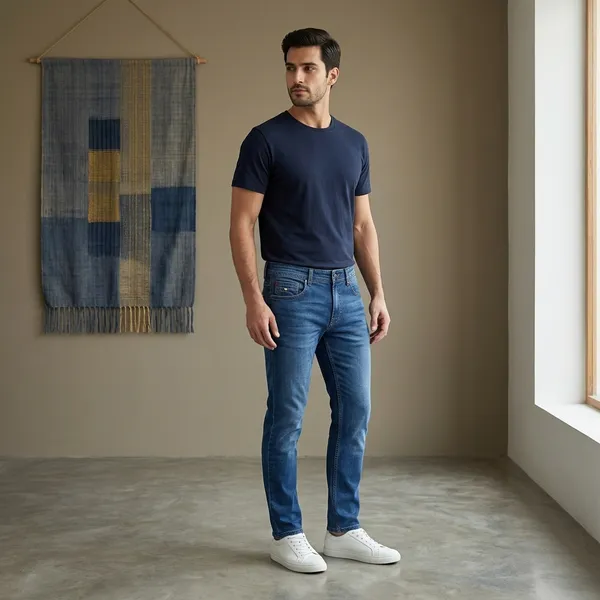 Navy_Blue_Denim_Slim_Fit_Jeans_For_Men