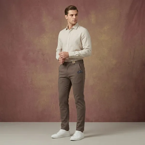 Brown_Cotton_Slim_Fit_Casual_Trousers_For_Men