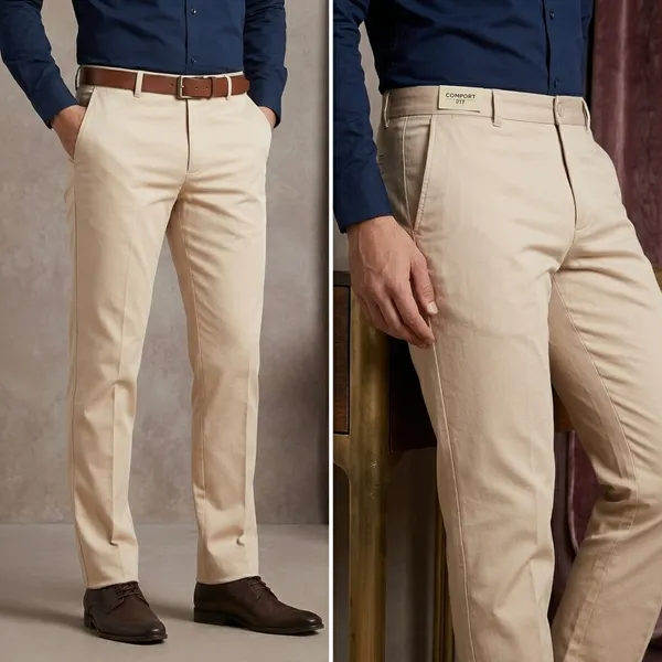 Grey_And_Beige_Cotton_Regular_Fit_Formal_Trousers_For_Men_|_Pack_Of_2