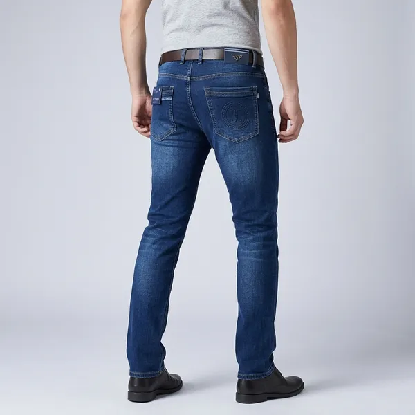 Dark_Blue_Denim_Mid_Rise_Slim_Fit_Jeans_For_Men
