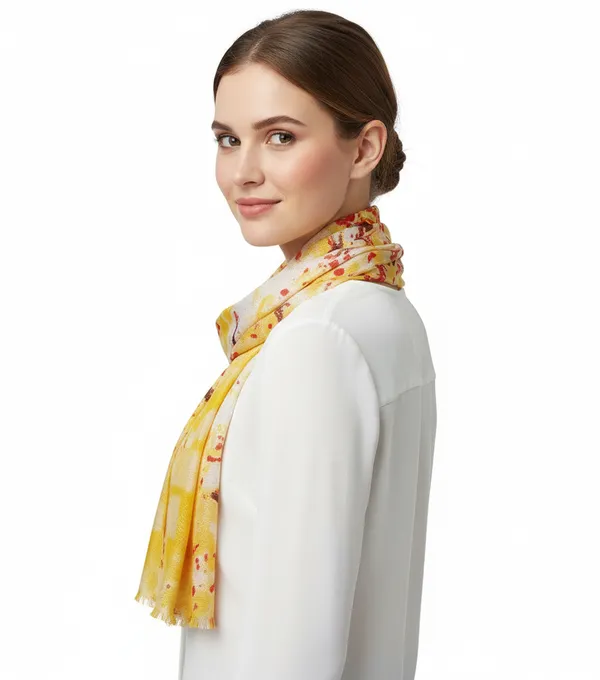 Abstract_Print_Womens_Scarf_|_Stole_Yellow_Multi_Rayon_Blend_,_All-Season_(70x180_cm)