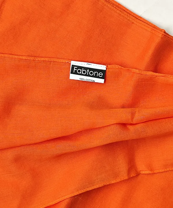 Solid_Orange_Kesariya_Cotton_Blend_Women's_Scarf_(100x180_cm)