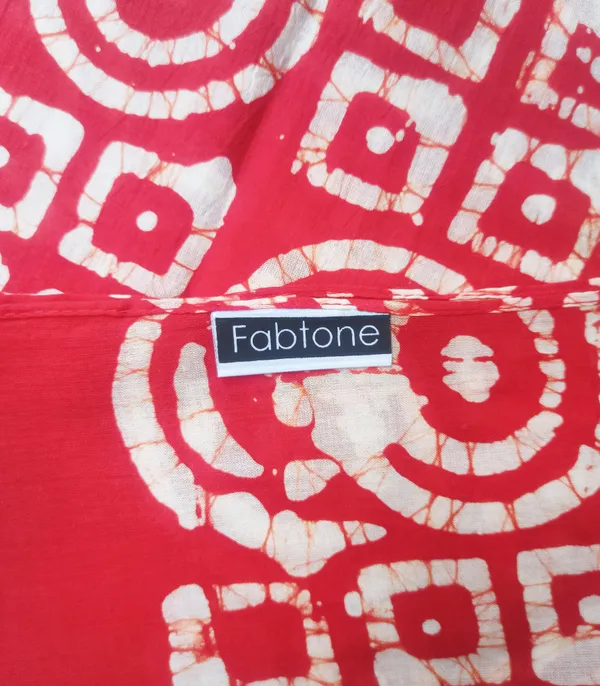 Red_&_White_Hand_Batik_Print_Cotton_Blend_Stole_(100x180_cm)