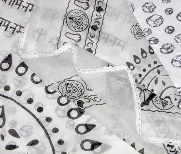 Peace_Ganeshaye_Namaha_Print_Cotton_Patched_work_Scarfs_For_Women_(90x90_cms)