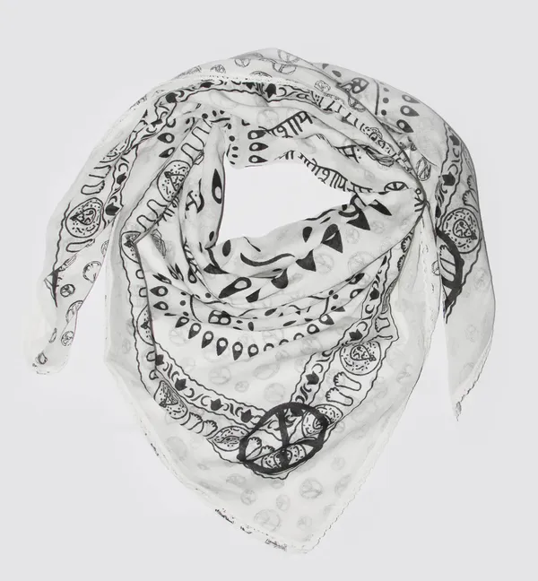 Peace_Ganeshaye_Namaha_Print_Cotton_Patched_work_Scarfs_For_Women_(90x90_cms)
