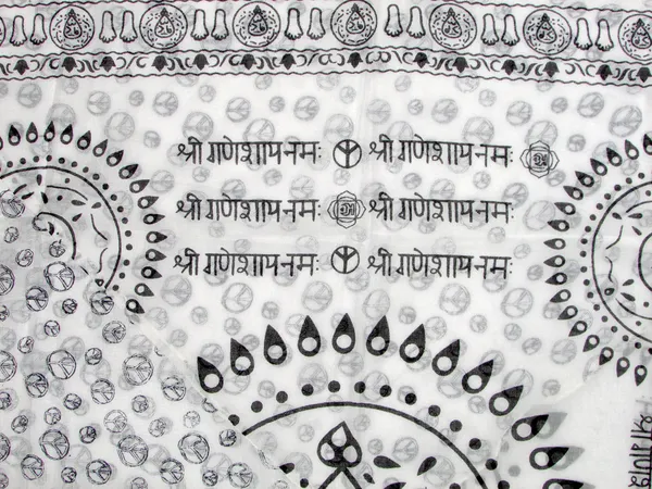 Peace_Ganeshaye_Namaha_Print_Cotton_Patched_work_Scarfs_For_Women_(90x90_cms)