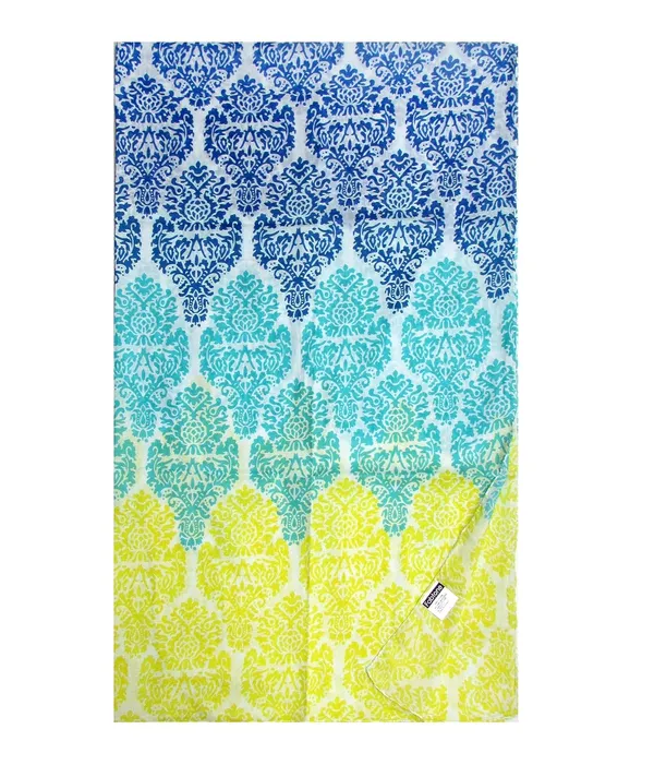 Classic_Ethnic_Blue_&_Yellow_Cotton_Blend_Women's_Scarf_(100x180_cm)