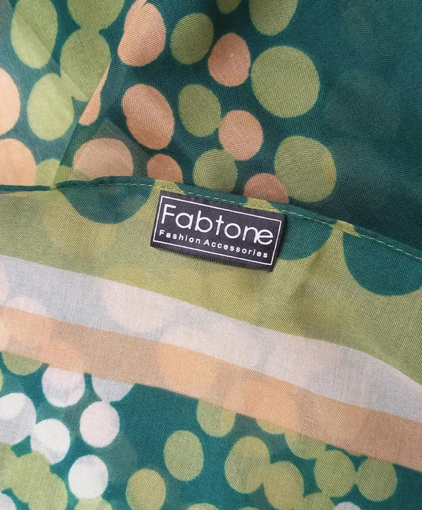 Green_Multi_Dot_Print_Soft_Poly_Cotton_Women's_Scarf_(100x180_cm)
