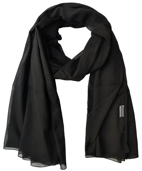 Solid_Black_Premium_Cotton_Blend_Women's_Stole_(100x180_cm)