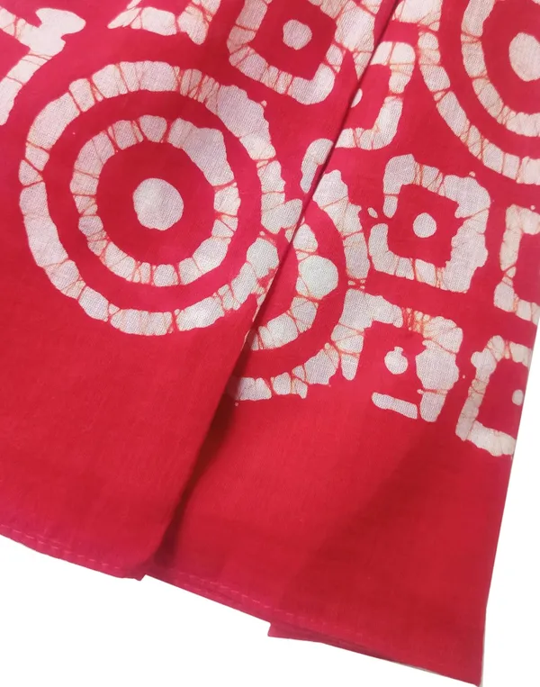 Red_&_White_Hand_Batik_Print_Cotton_Blend_Women's_Stole_(100x180_cm)