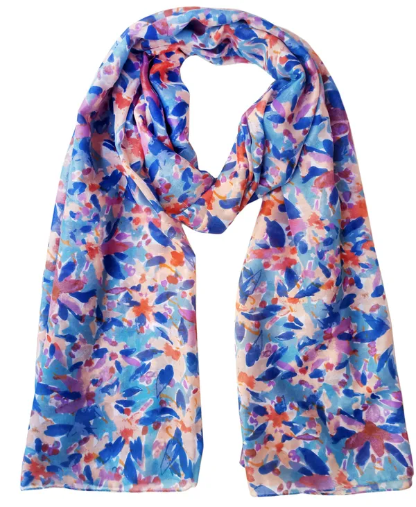 Blue_&_Pink_Multi-Color_Stylish_Poly_Cotton_Women's_Scarf_(70x180_cm)