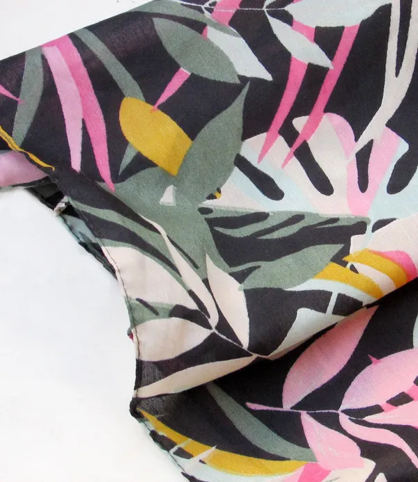 Jungle_Leaves_Print_Polyester_All-Season_Women's_Stole_(100x180_cm)
