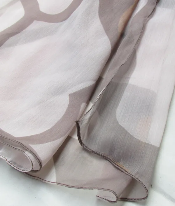Beige_&_Grey_Big_Butterfly_Print_Polyester_Chiffon_Women's_Stole_(100x180_cm)