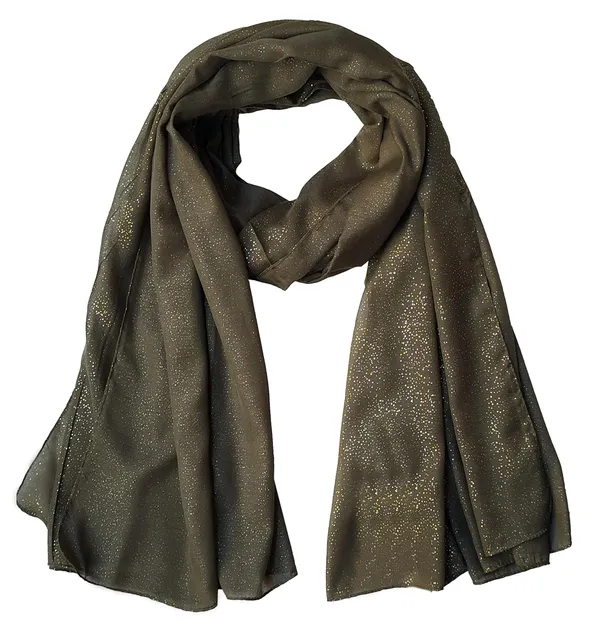 Sparkle_Glitter_Green_&_Gold_Poly_Cotton_Scarf_(100x180_cm)