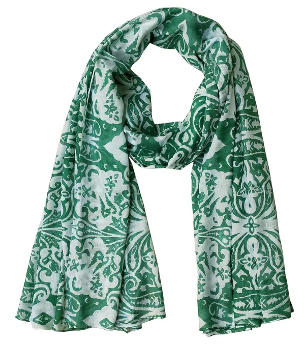 Paisley_Green_&_White_Rayon_Blend_Women's_Scarf_(100x180_cm)
