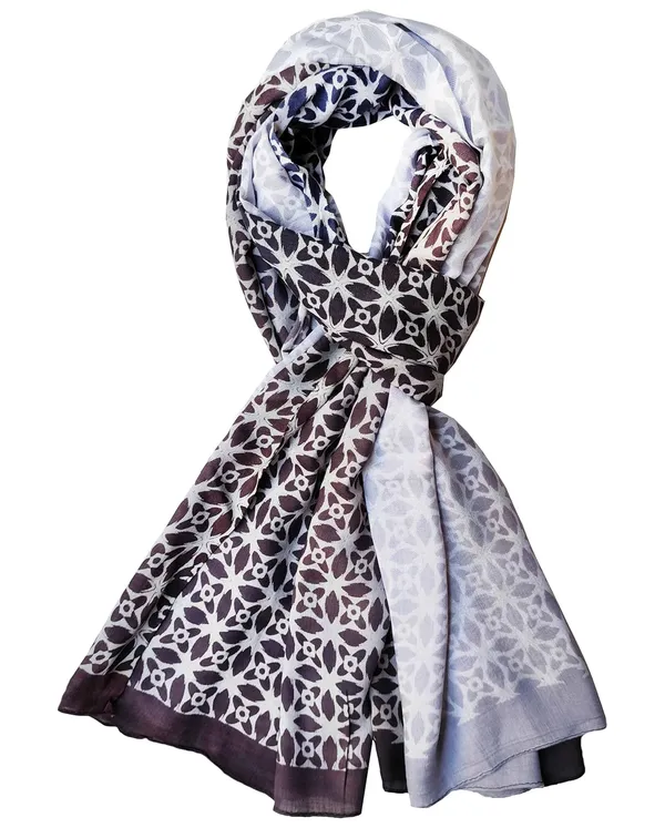Geometric_Brown_&_Grey_Rayon_Blend_Women's_Scarf_(70x180_cm)