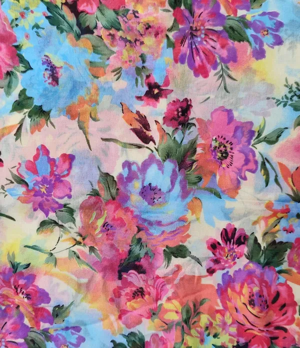 Yellow_&_Pink_Multi_Poly_Cotton_Women's_Scarf_(70x180_cm)