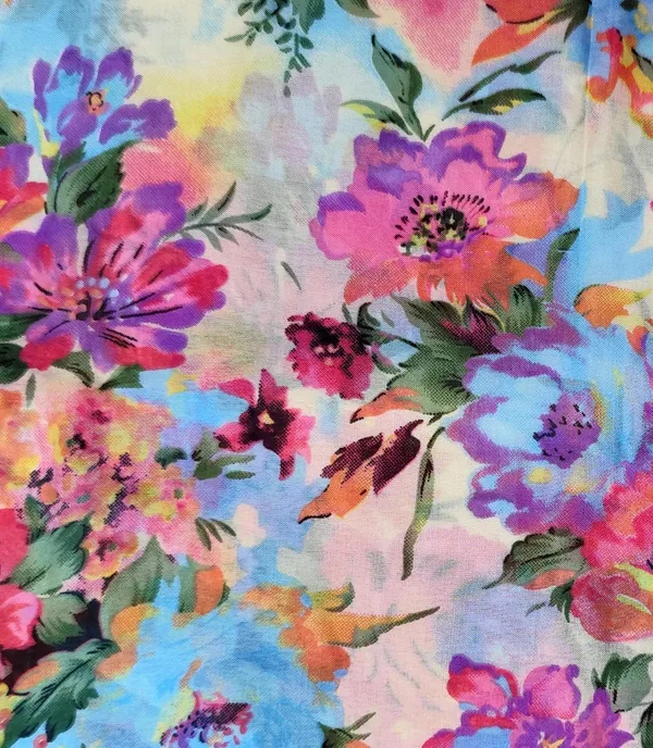 Yellow_&_Pink_Multi_Poly_Cotton_Women's_Scarf_(70x180_cm)