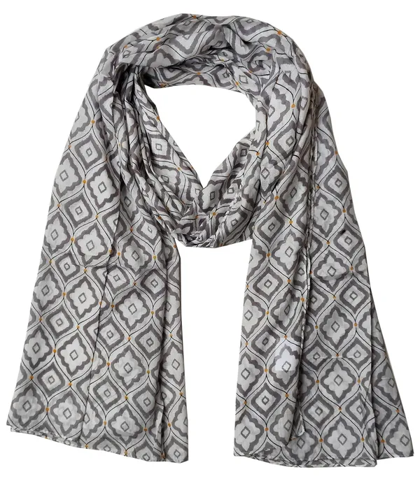 Aztec_Grey_Multi_Cotton_Women's_Stole_(100x180_cm)