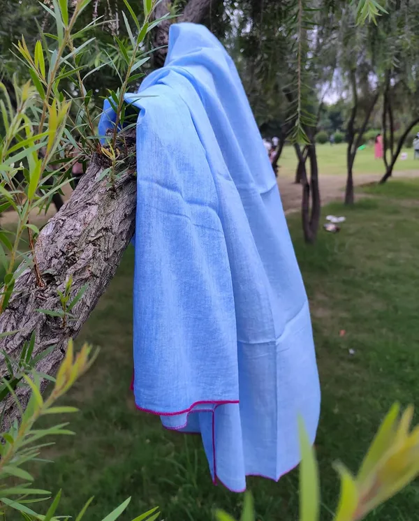 Sky_Blue_Pigment_Cotton_Blend_Women's_Scarf_(100x180_cm)