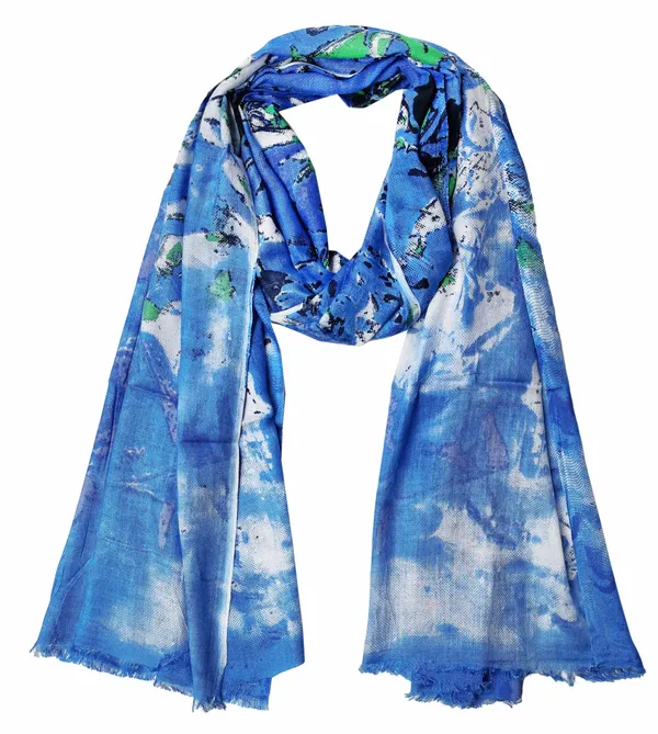 Abstract_Blue_Multi_Rayon_All-Season_Lightweight_Women's_Scarf_(70x180_cm)