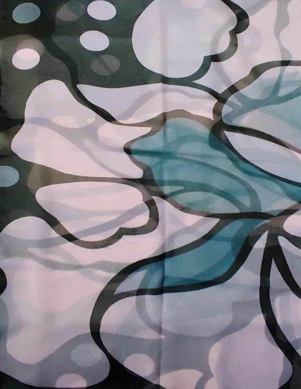 Multicolor_Butterfly_&_Dot_Print_Polyester_Women's_Stole_(70x180_cm)