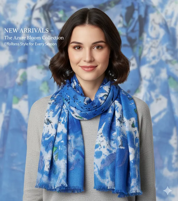 Abstract_Blue_Multi_Rayon_All-Season_Lightweight_Women's_Scarf_(70x180_cm)