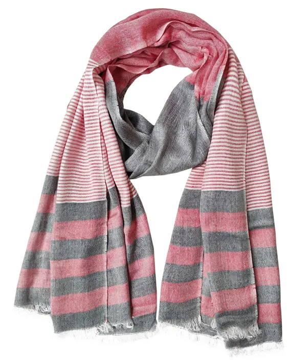 Pink_&_Grey_Striped_Yarn_Dyed_Viscose_Winter_Scarf_(70x180_cm)
