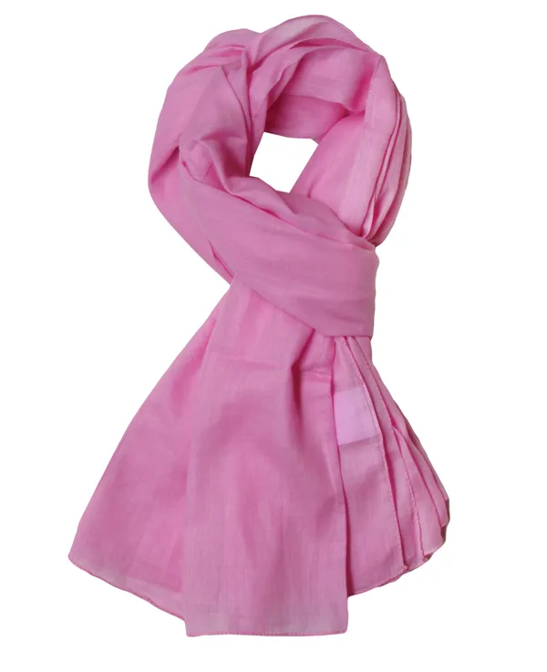 Solid_Pink_Cotton_Blend_Women's_Stole_(100x180_cm)