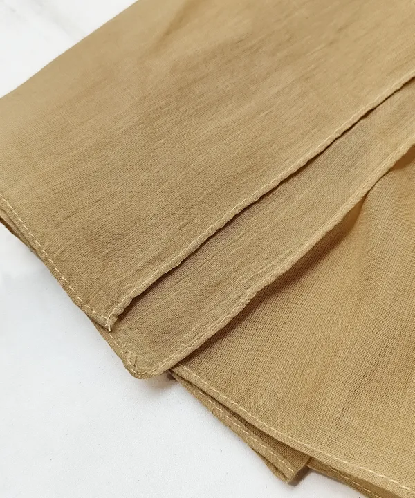 Solid_Beige_Cotton_Blend_Women's_Scarf_(100x180_cm)
