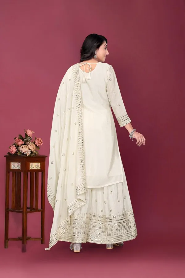 White_Heavy_Chinon_Silk_With_Heavy_Embroidery_Work_For_Women