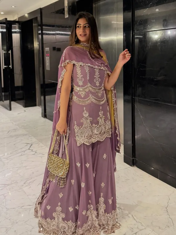 Purple_Designer_Faux_Georgette_Embroidered_Sharara_Set_With_Dupatta_For_Women