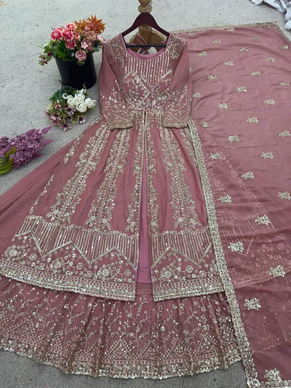 Designer_Crunchy_Silk_Embroidered_Plazzo_Suit_Set_With_Dupatta_For_Women