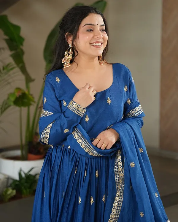 Blue_Designer_Chinnon_Silk_Embroidered_Anarkali_Suit_Set_With_Dupatta_For_Women