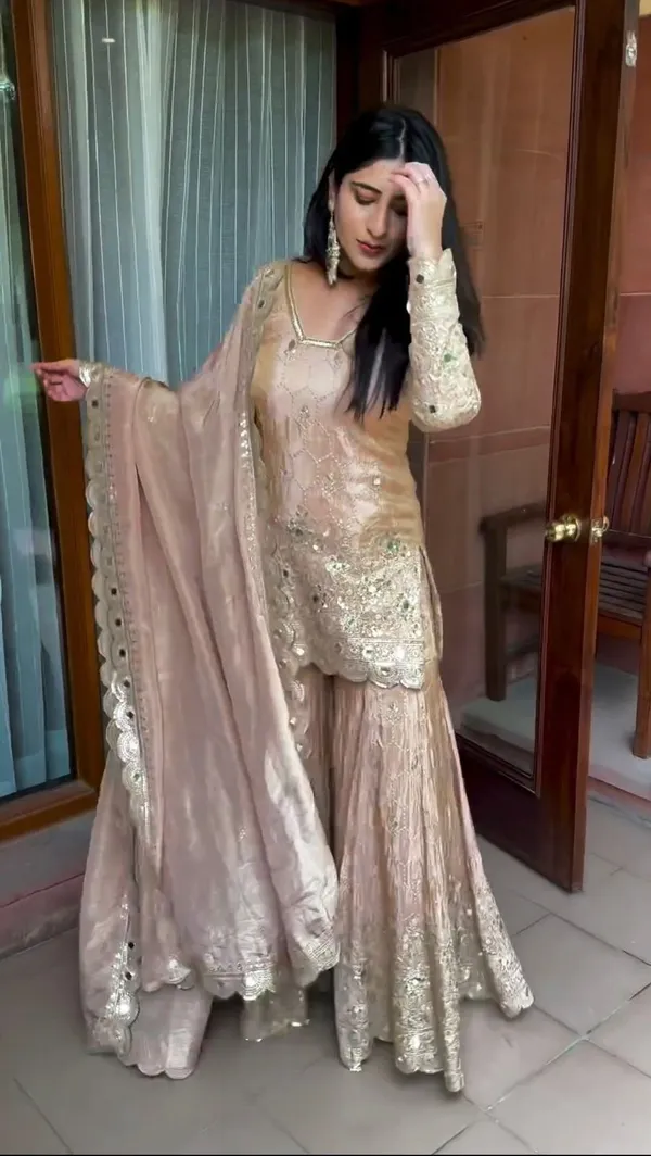 Chikku_Designer_Chinnon_Silk_Embroidered_Sharara_Suit_Set_With_Dupatta_For_Women