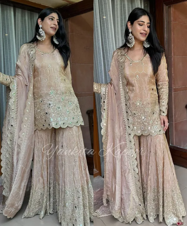 Chikku_Designer_Chinnon_Silk_Embroidered_Sharara_Suit_Set_With_Dupatta_For_Women