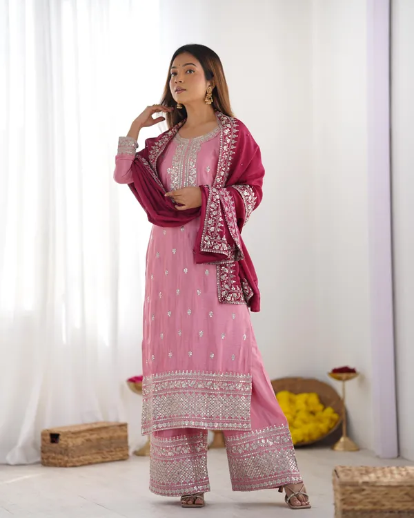 Baby_Pink_Chinnon_Silk_With_Heavy_Embroidery_Sequence_Work_With_Full_Sleeve_For_Women