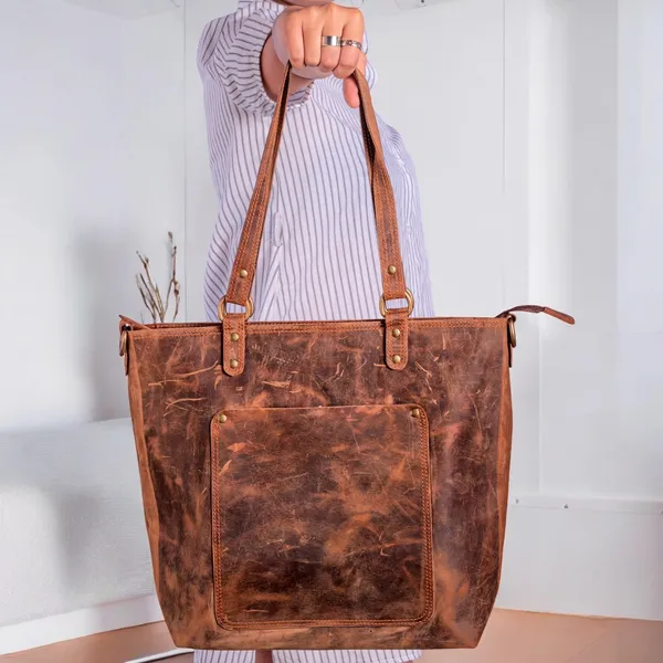 Brown_Classic_Carry_Rustic_Leather_Tote_Bag_For_Women_(40_X_35_Cm)