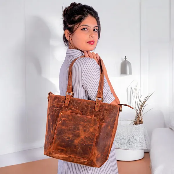 Brown_Classic_Carry_Rustic_Leather_Tote_Bag_For_Women_(40_X_35_Cm)