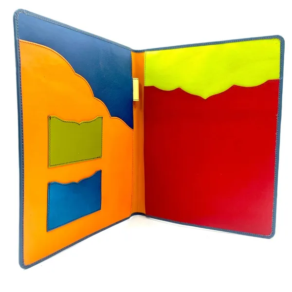 LIMITED_EDITION_Multicolor_Leather_Unisex_Document_Holder_|_Genuine_Leather