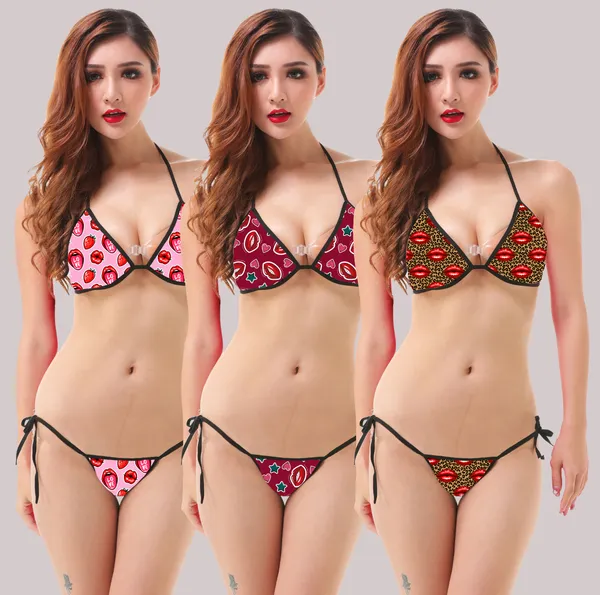Multicolor_Polyamide_Non_Padded_Printed_Bikini_Beachwear_For_Women_(Pack_Of_3)